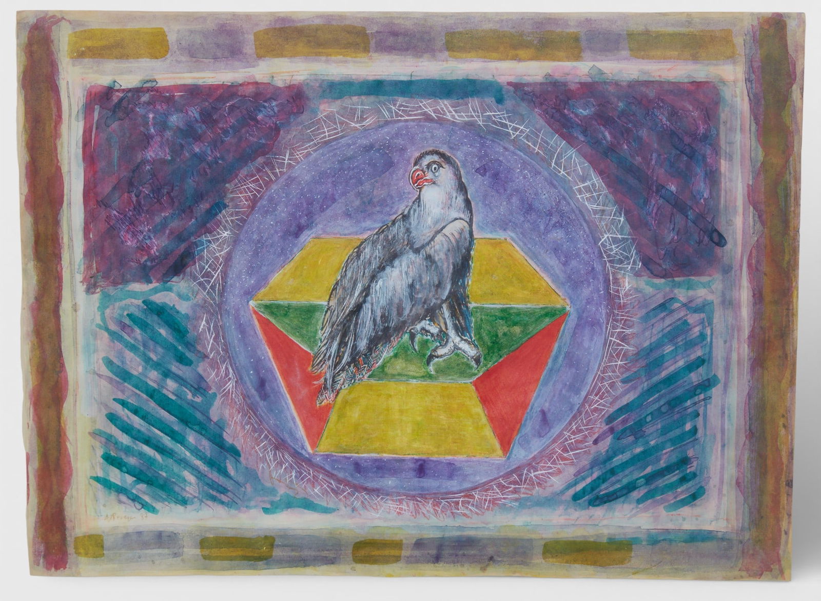 A watercolor framed artwork (1 of 4)