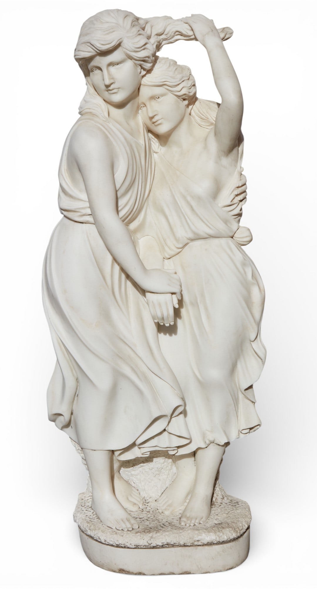 A carved marble group (1 of 3)