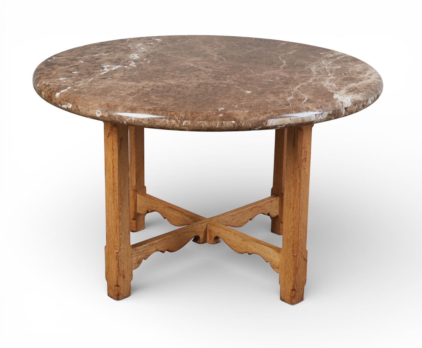 A round marble top table (1 of 4)