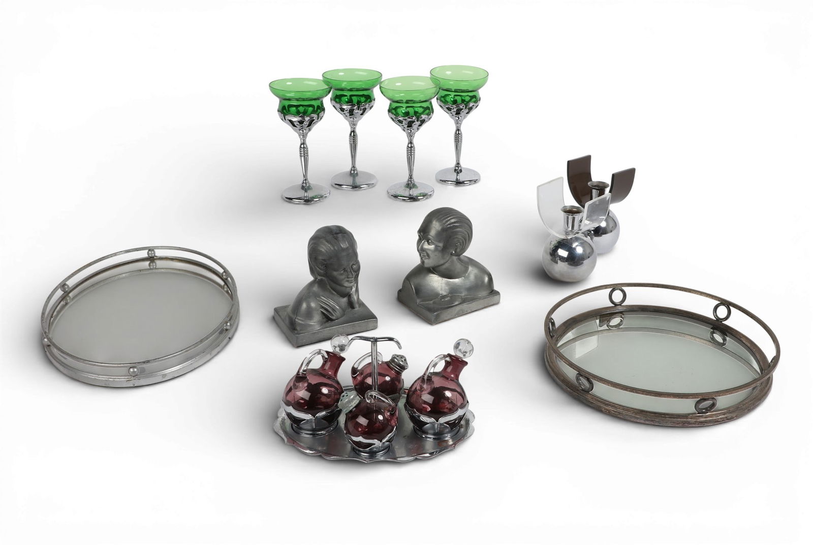 A group of art deco table articles (1 of 3)