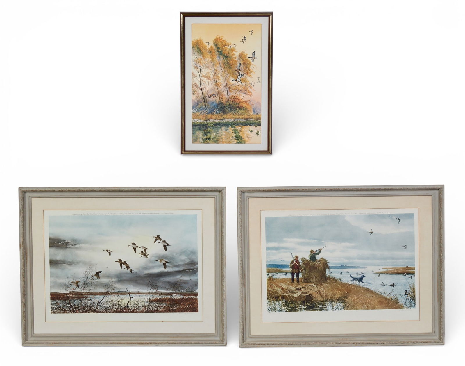 A group of three prints of ducks (1 of 5)