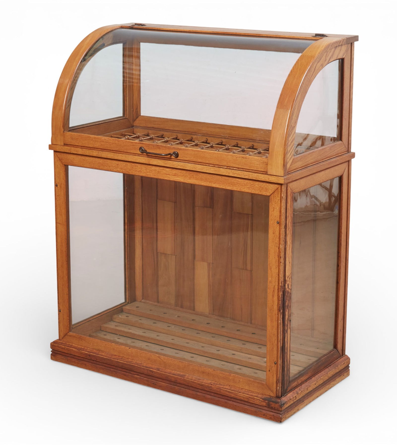 An antique cane display cabinet (1 of 9)