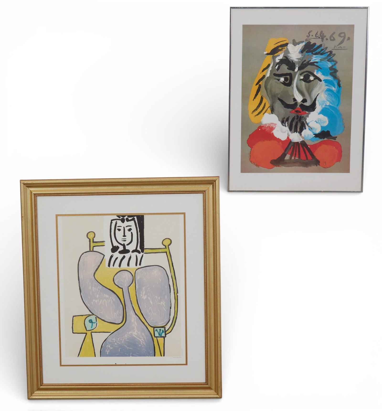 Two framed Picasso poster reproductions (1 of 6)