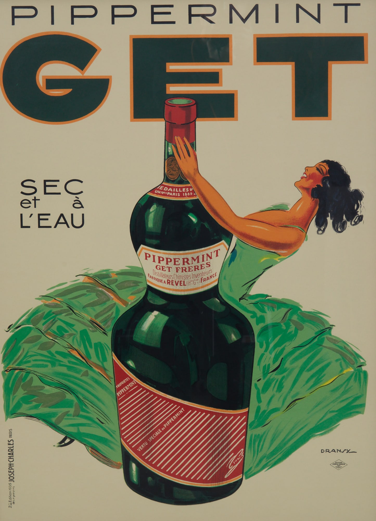 A framed advertising poster for Pippermint (1 of 3)