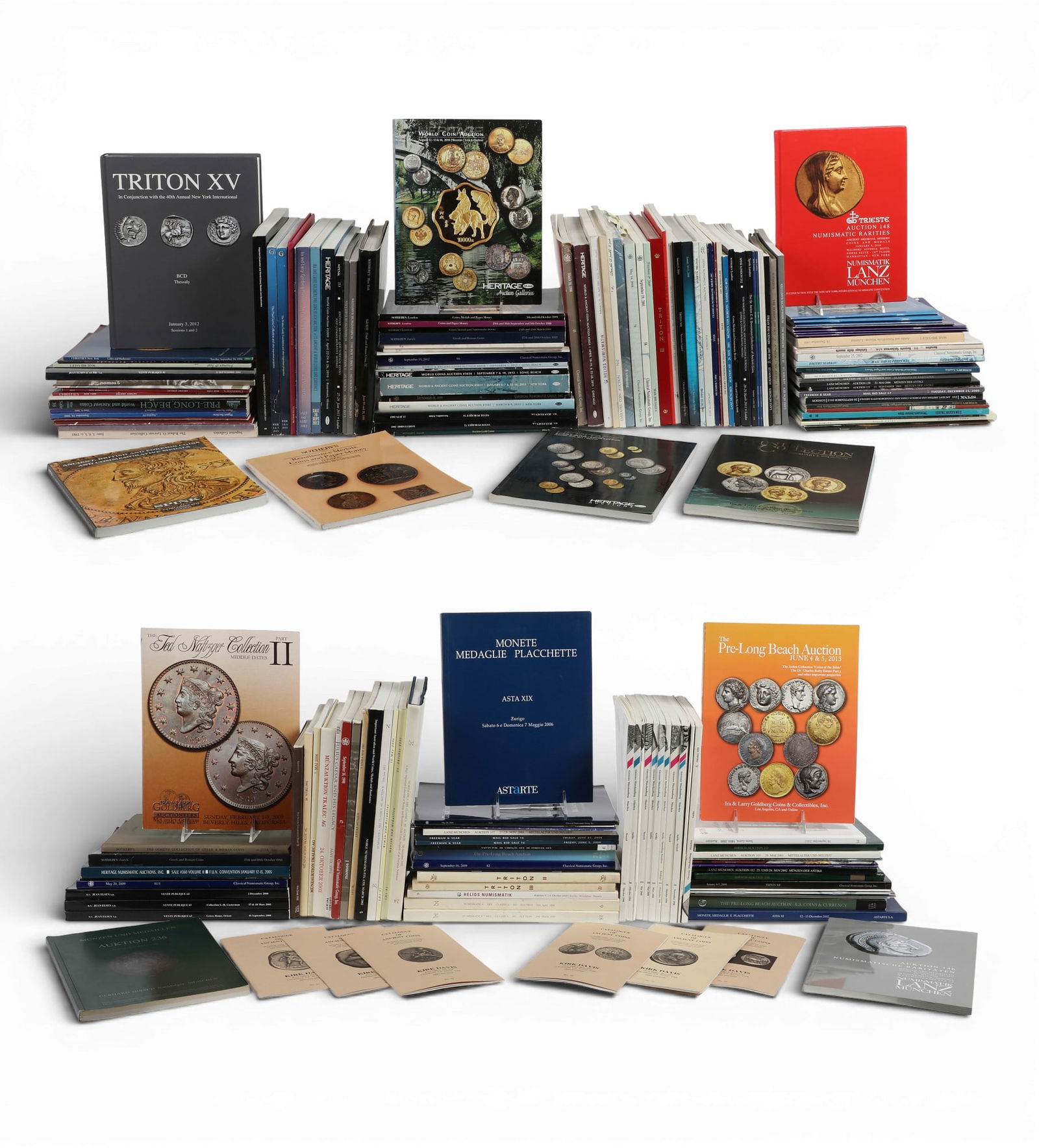 A large collection of auction catalogues pertaining Coins ancient and modern (approx. 180) (1 of 5)