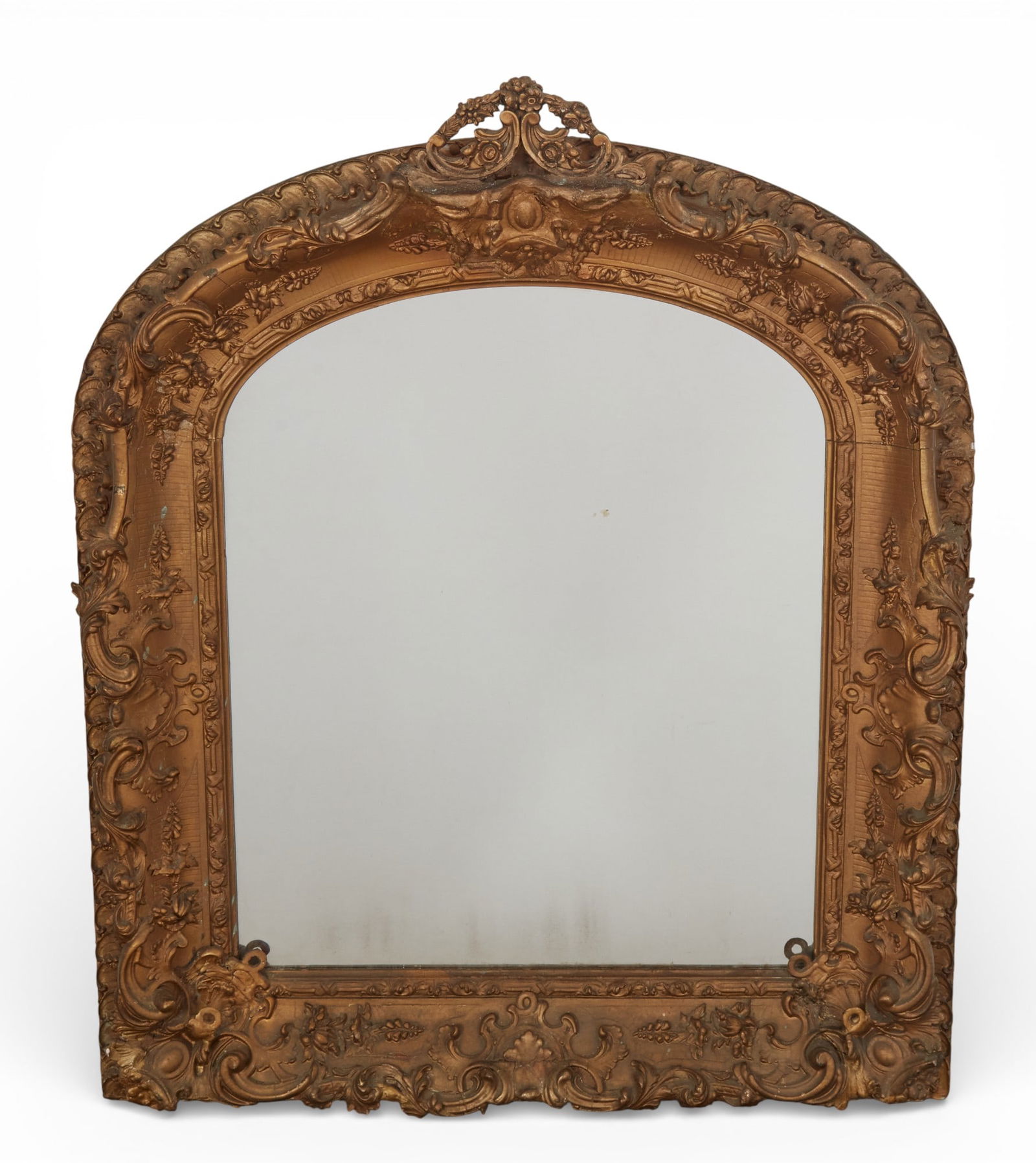 A 19th century giltwood and gesso mirror (1 of 6)