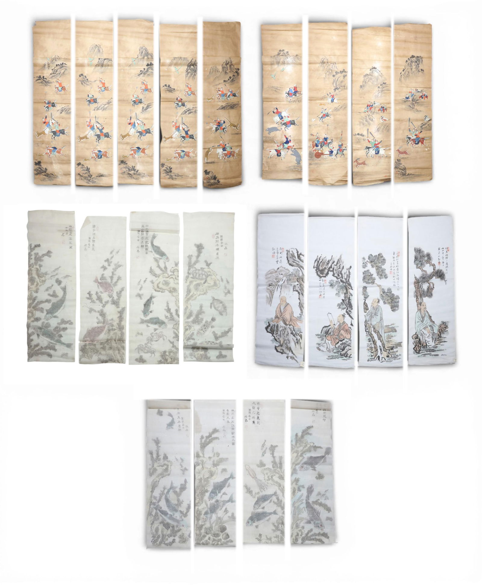 A group of Korean scrolls (1 of 6)