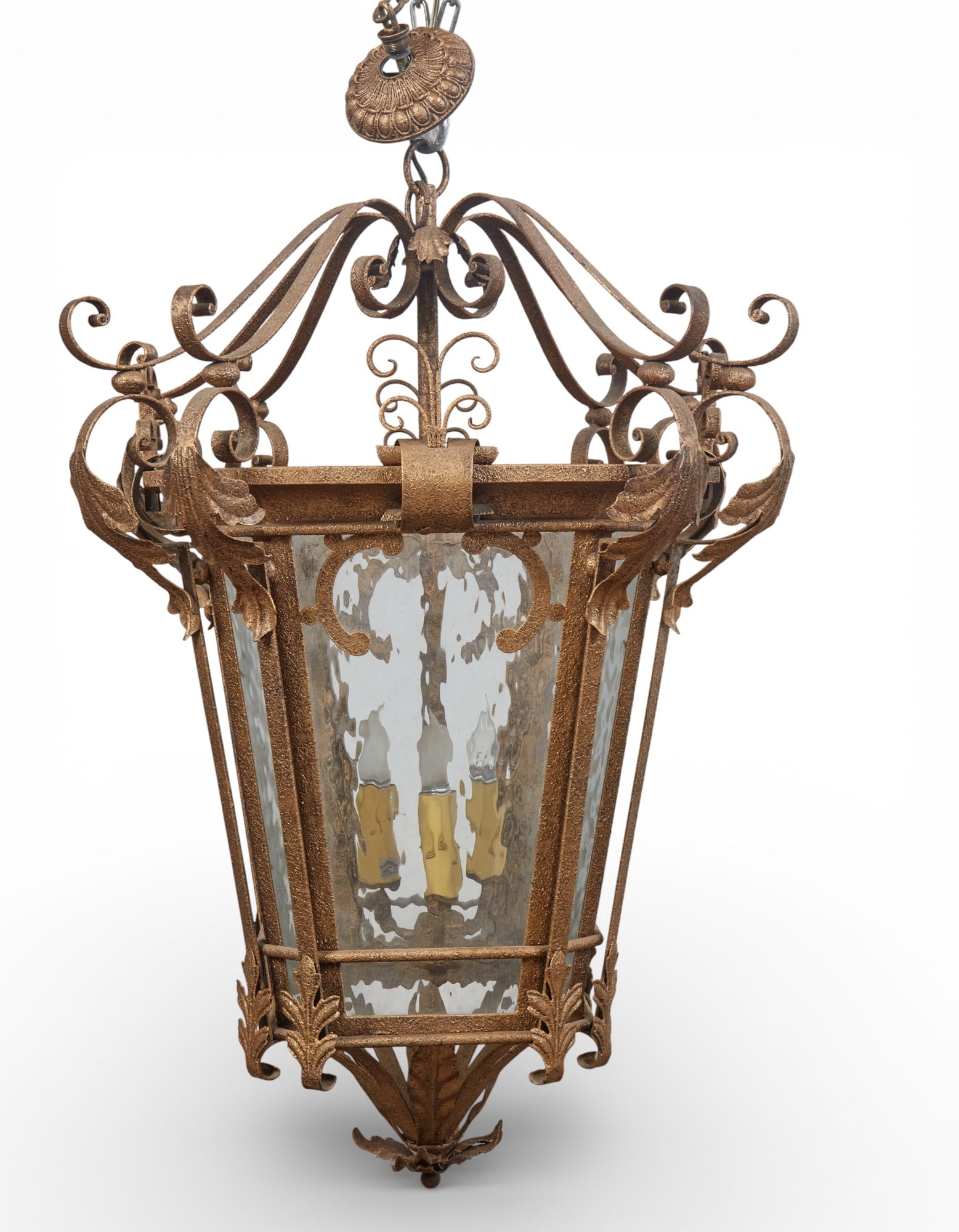 A wrought iron lantern (1 of 7)