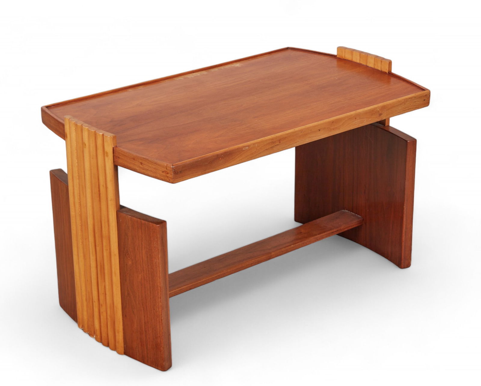 An Art Deco walnut occasional table, first quarter 20th century (1 of 8)