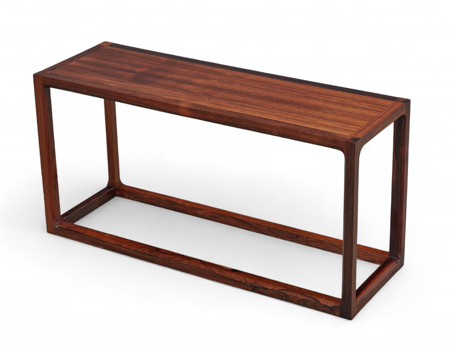 A narrow wooden side table (1 of 8)