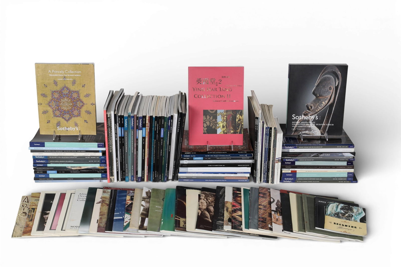 A large collection of auction catalogues pertaining to African, and Southeast Asian Art (approx. (1 of 3)