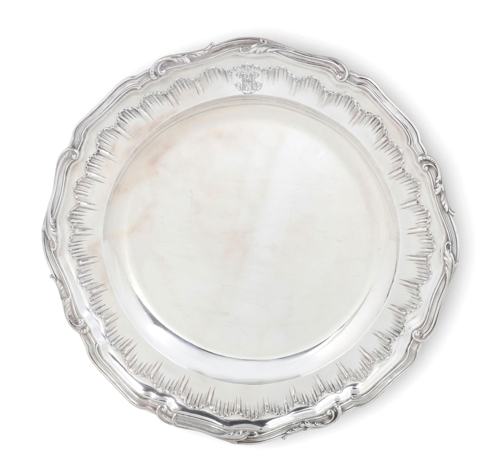 A French first standard silver charger, Francois Auguste Boyer Callot, Paris, late 19th century (1 of 5)