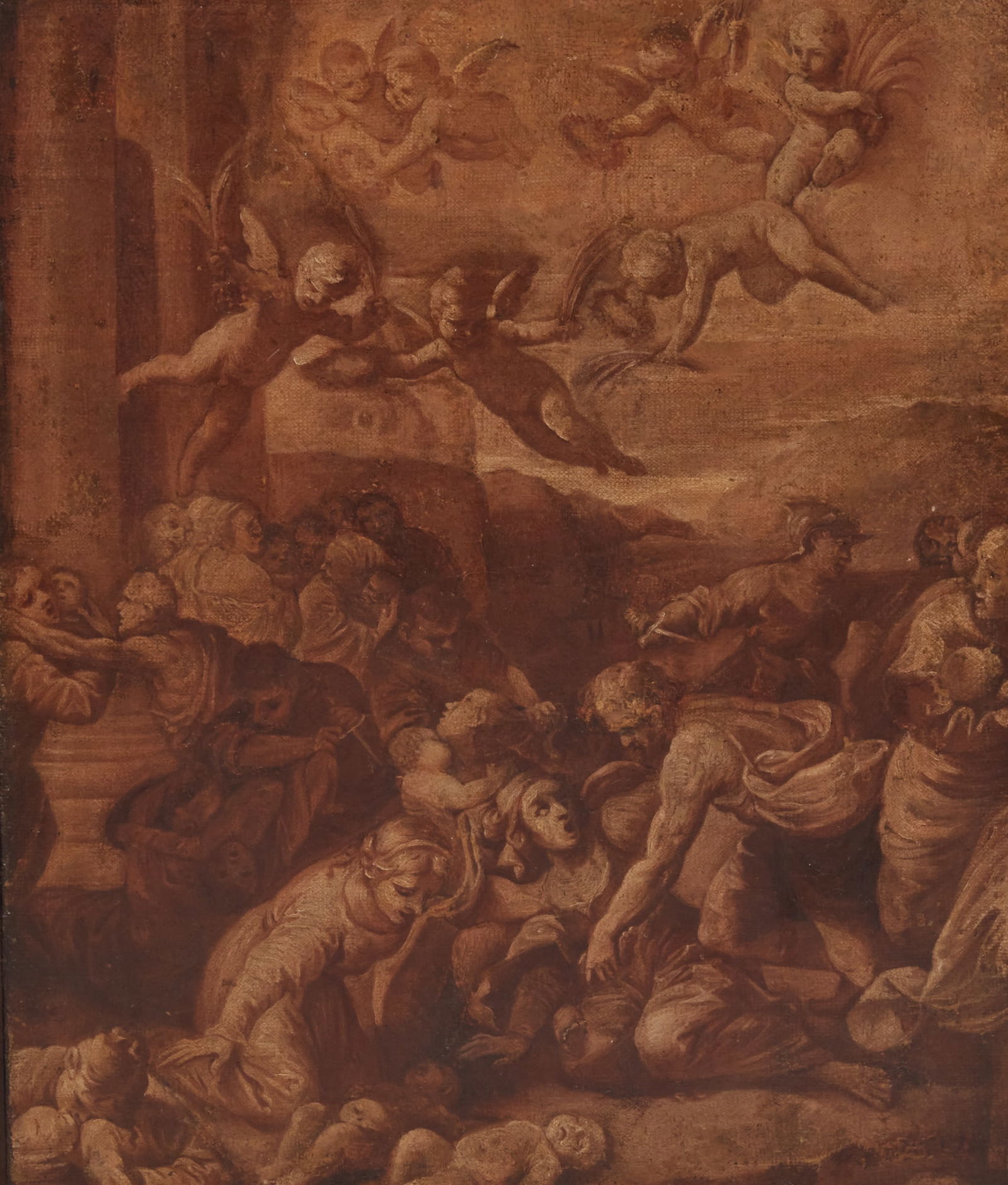 Italian School (17th/18th century), Massacre of the Innocents, oil on canvas, 24 x 20in (61 x 51cm) (1 of 5)