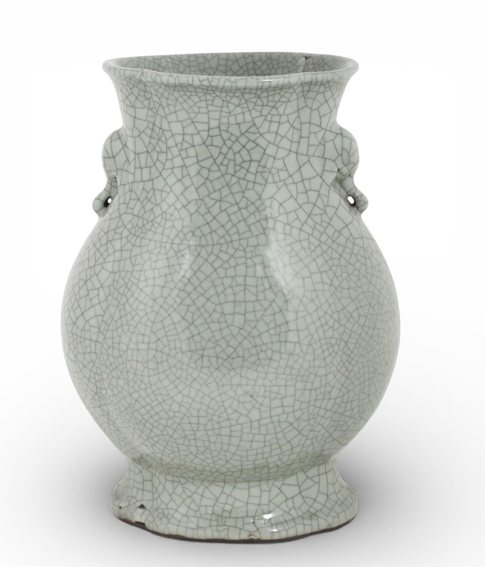 A Chinese celadon crackle glazed Ge ware vase (1 of 5)