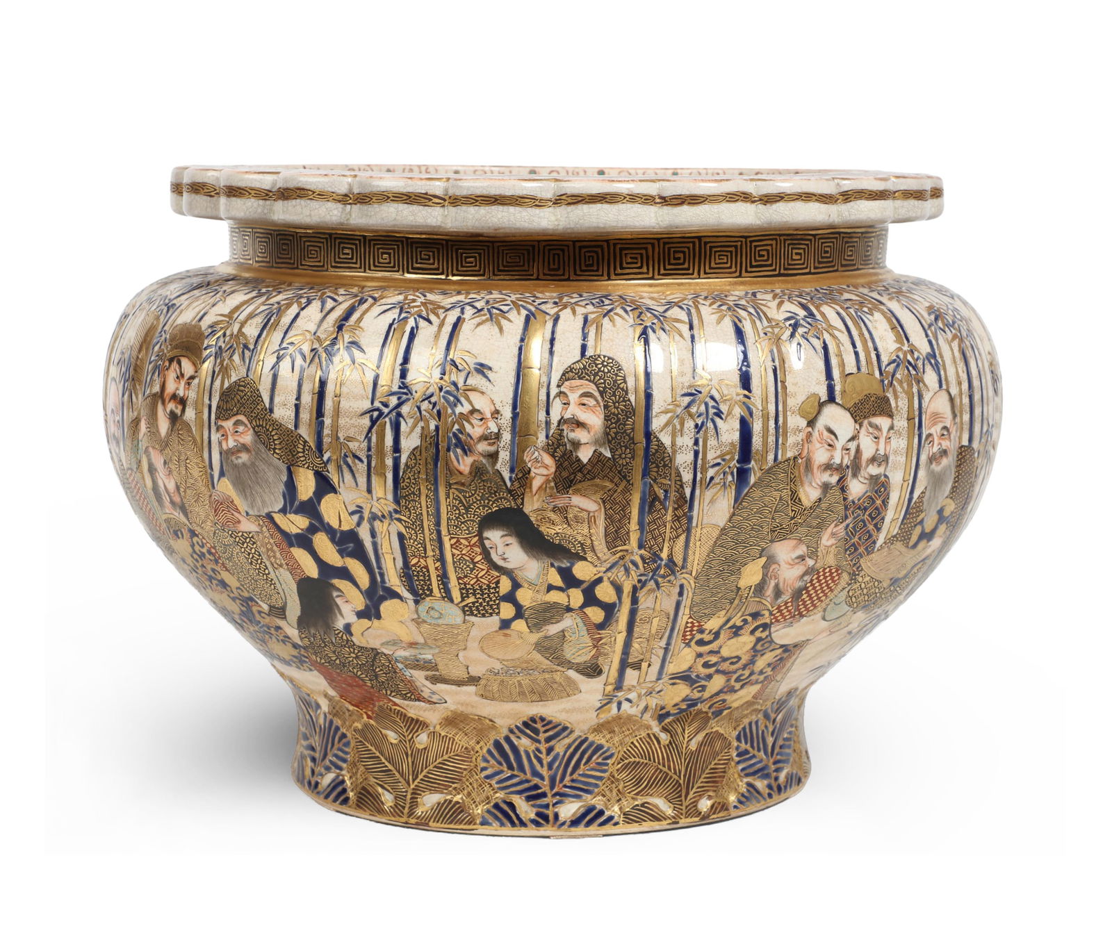 A Japanese Satsuma jardiniere (1 of 7)