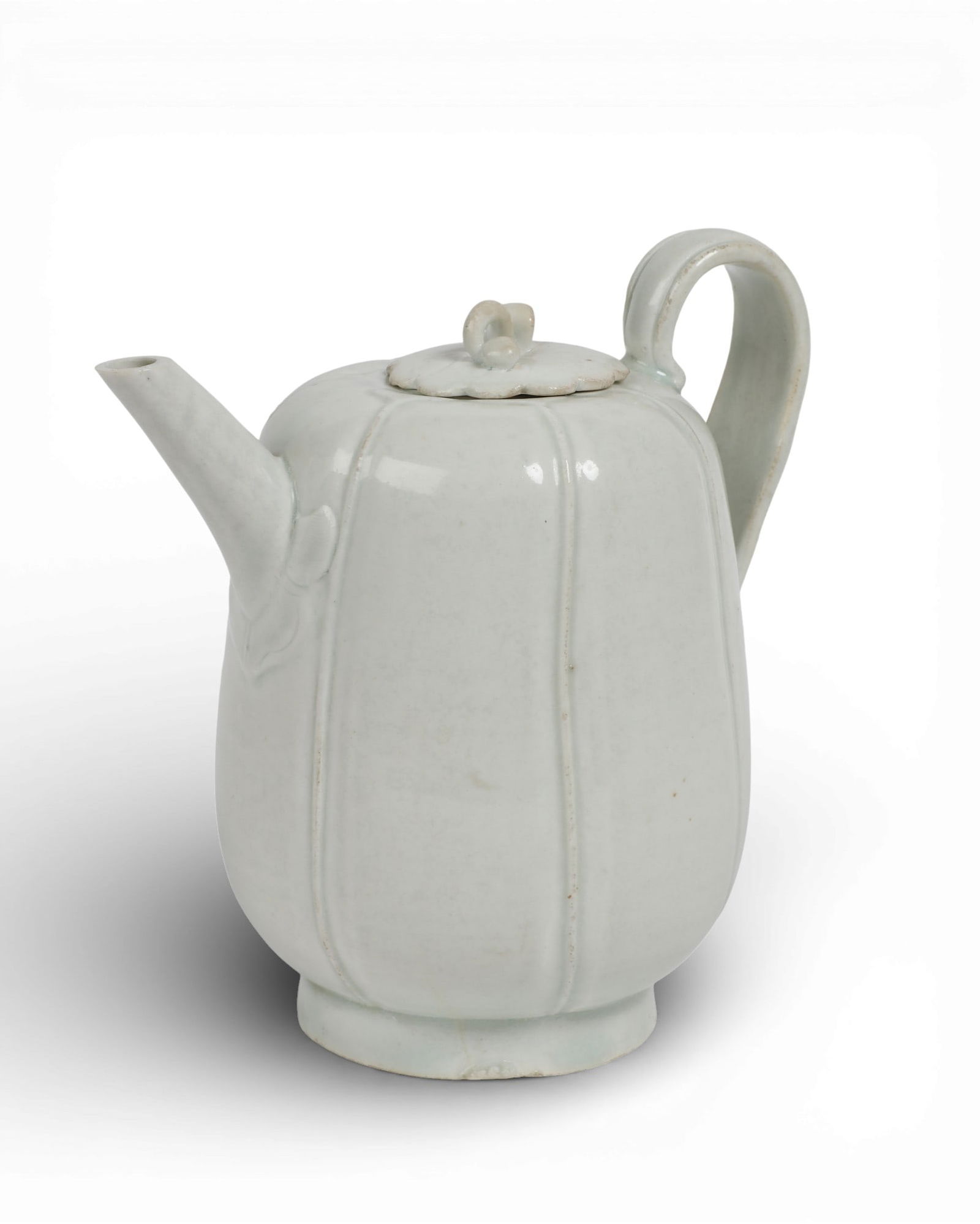 A Chinese qingbai style melon form ewer (1 of 4)
