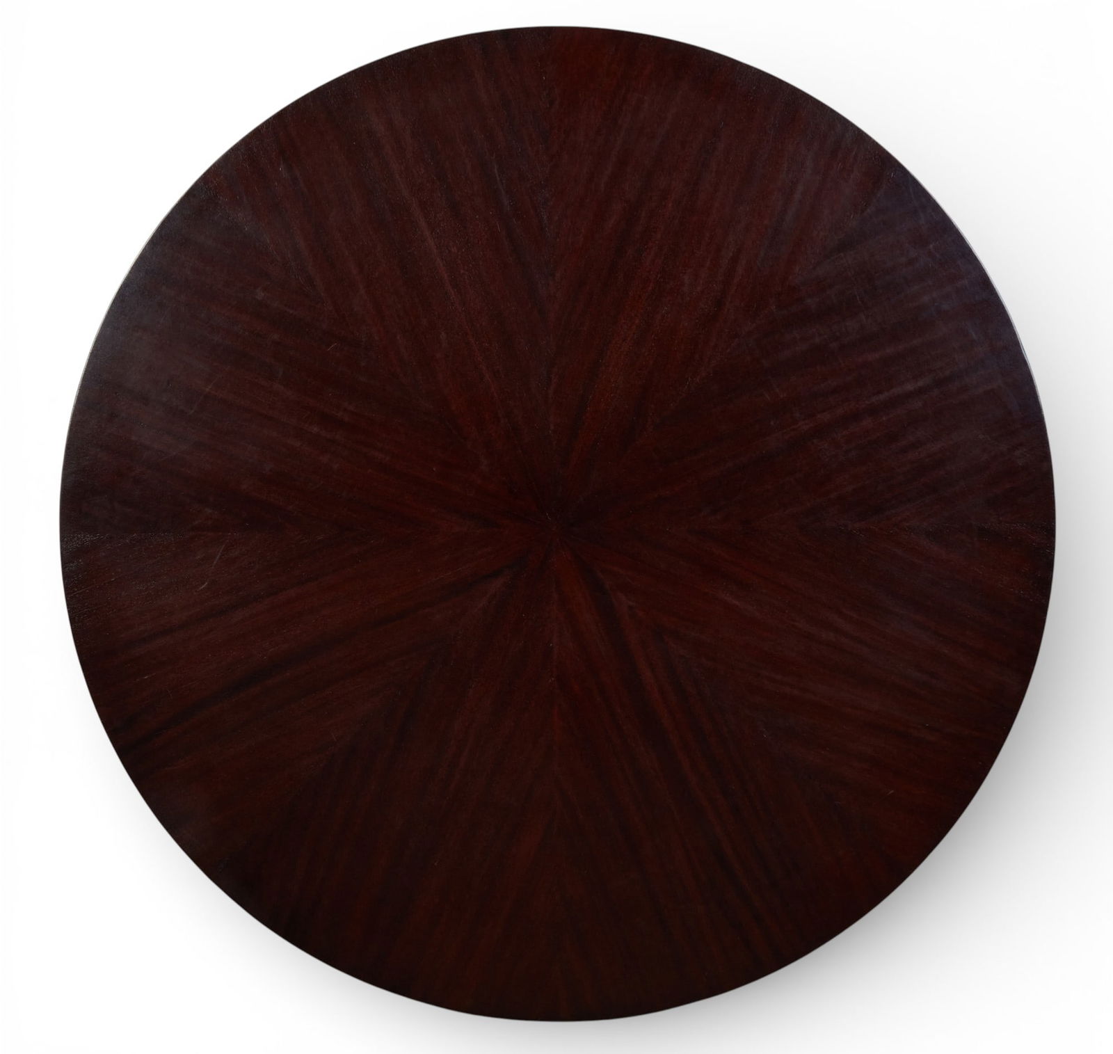A circular mahogany table top, 20th century (1 of 5)