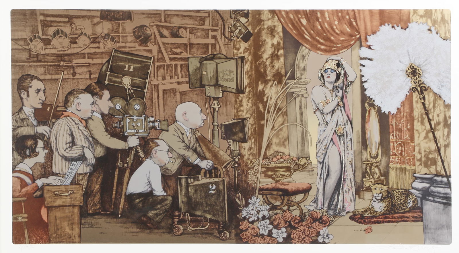 Charles Bragg (American, 1931-2017), Screen Goddess, serigraph in colors on wove paper with margins, (1 of 5)