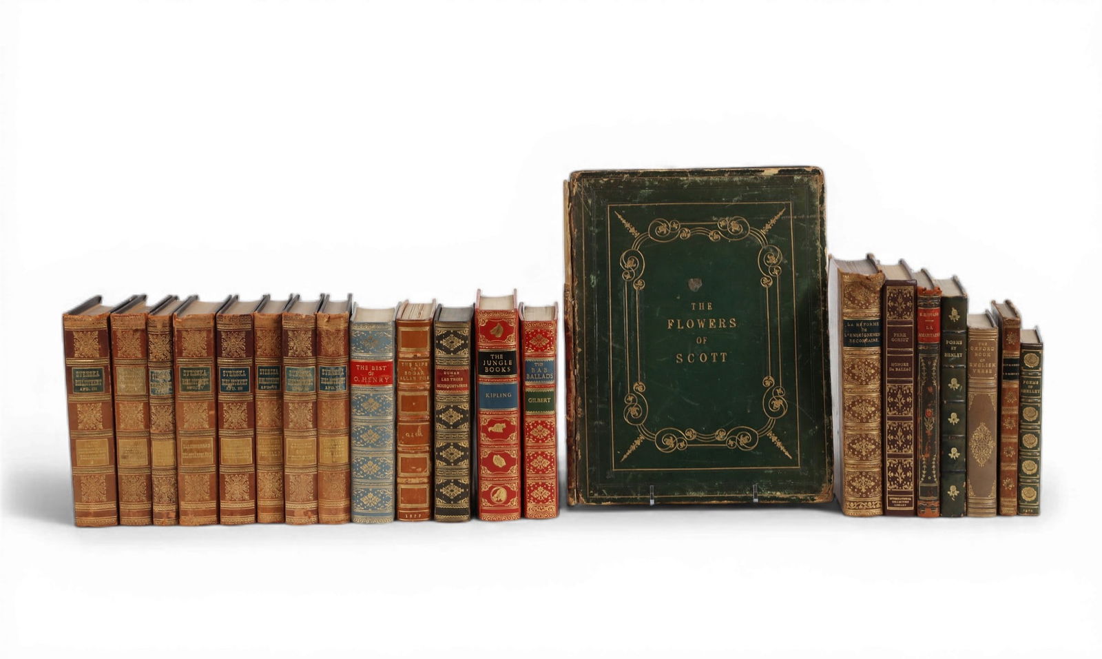 A group of twenty one books as bindings (1 of 7)