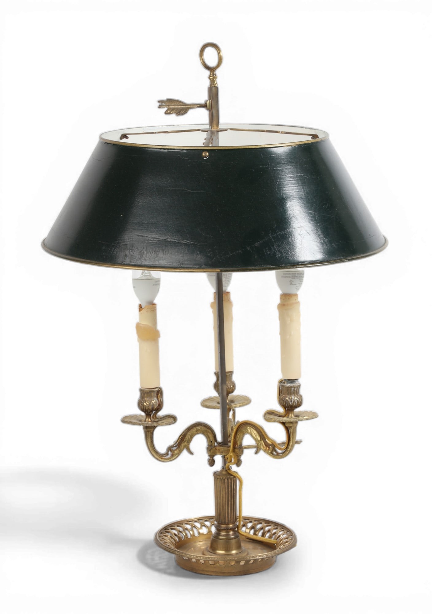 A bronze bouillotte table lamp (1 of 3)