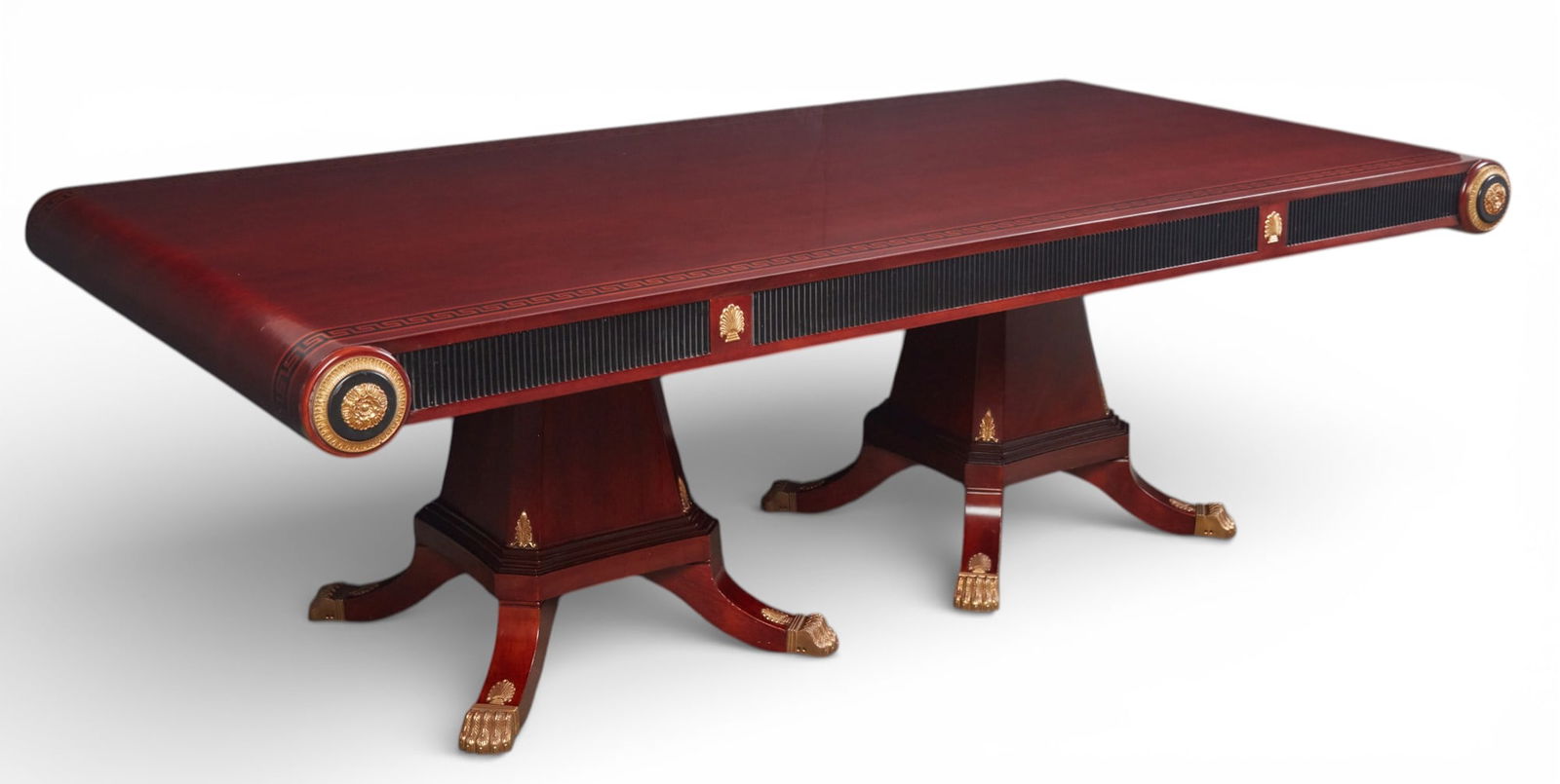 An Empire style two pedestal dining room table (1 of 11)