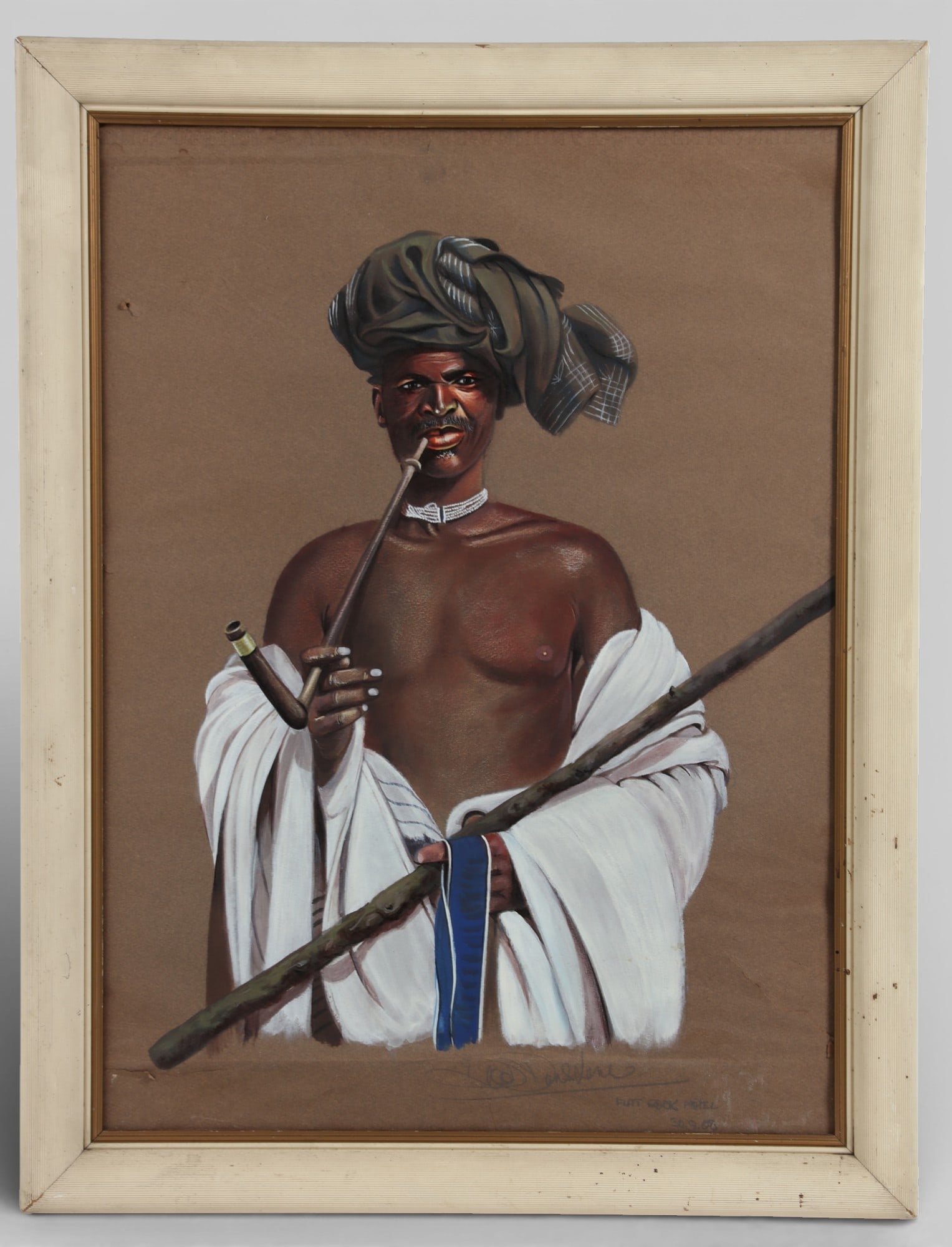 Two framed works - 2