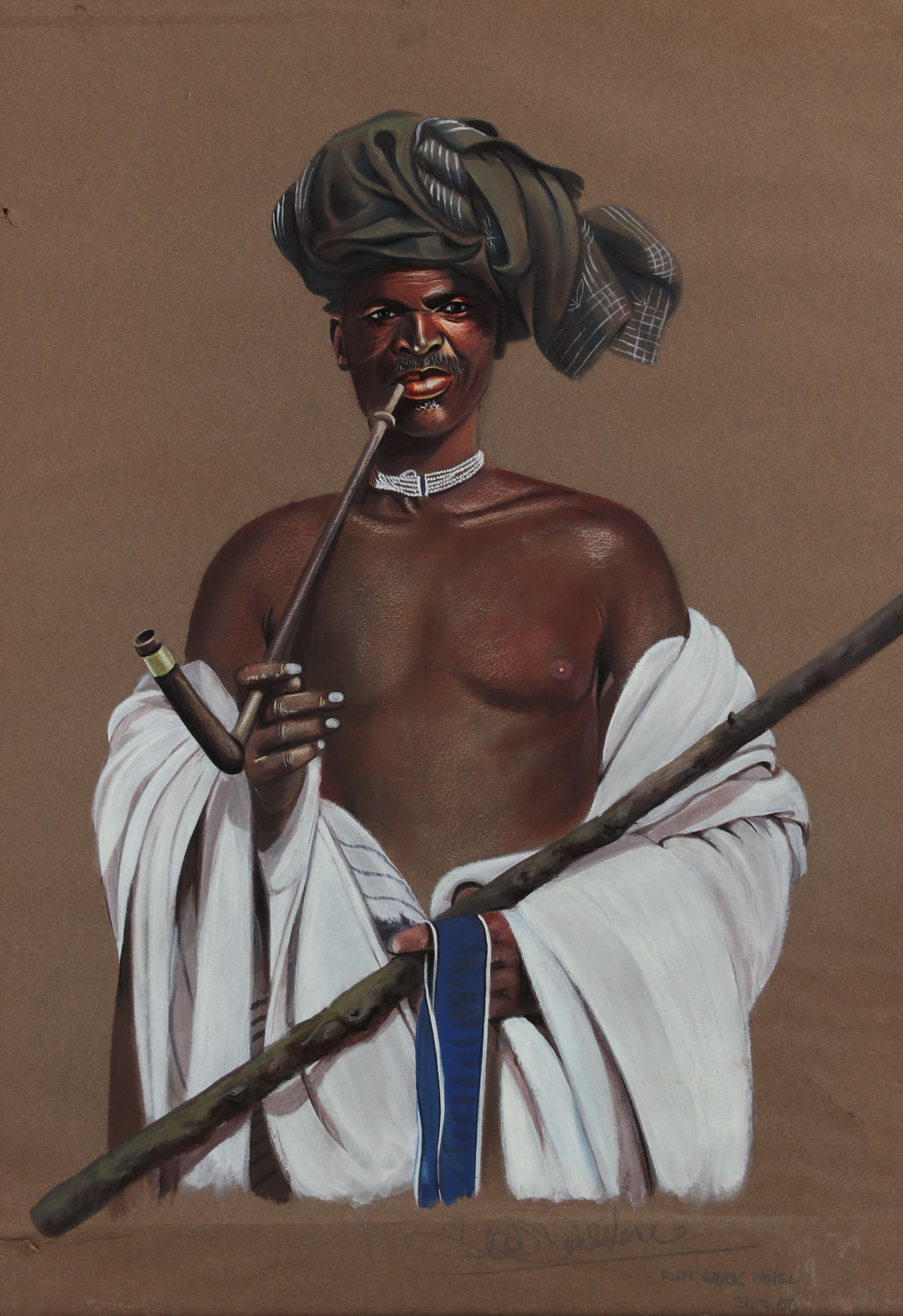 Two framed works - 3