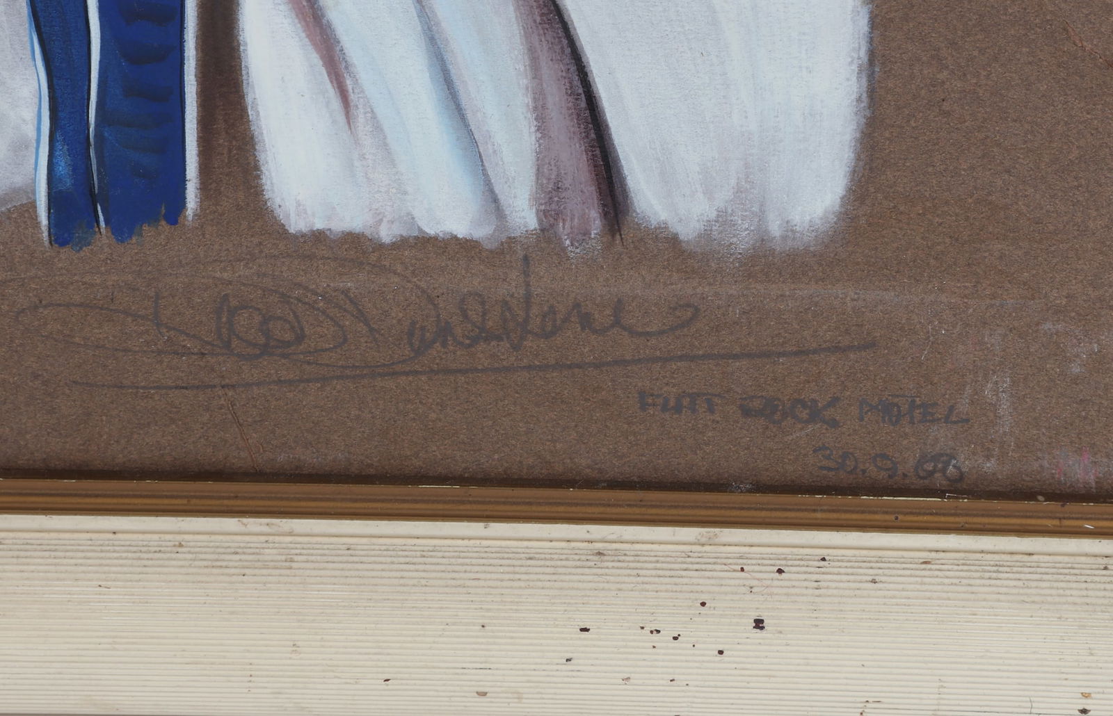 Two framed works - 4