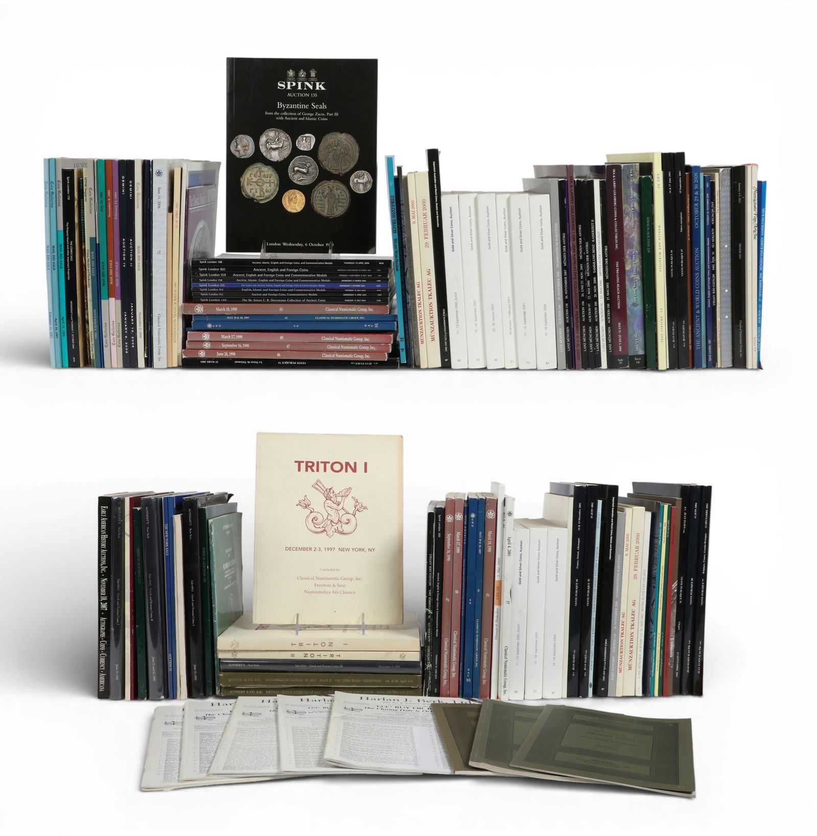 A large collection of auction catalogues pertaining to Coins ancient and modern (approx. 180) (1 of 6)