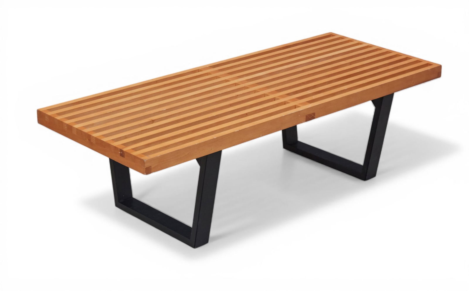 A slat bench by George Nelson for Herman Miller (1 of 5)