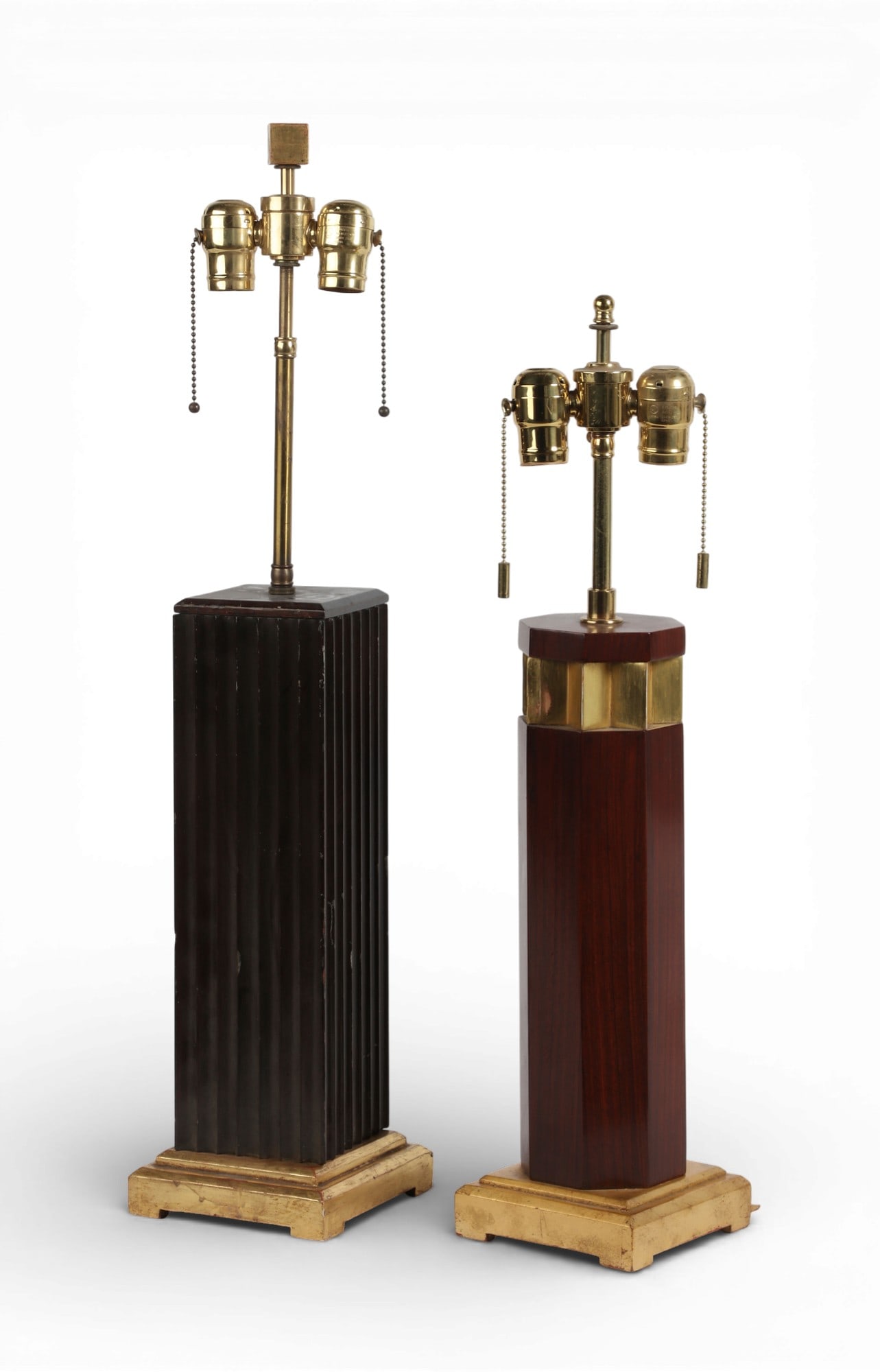Two parcel gilt table lamps, modern (1 of 3)