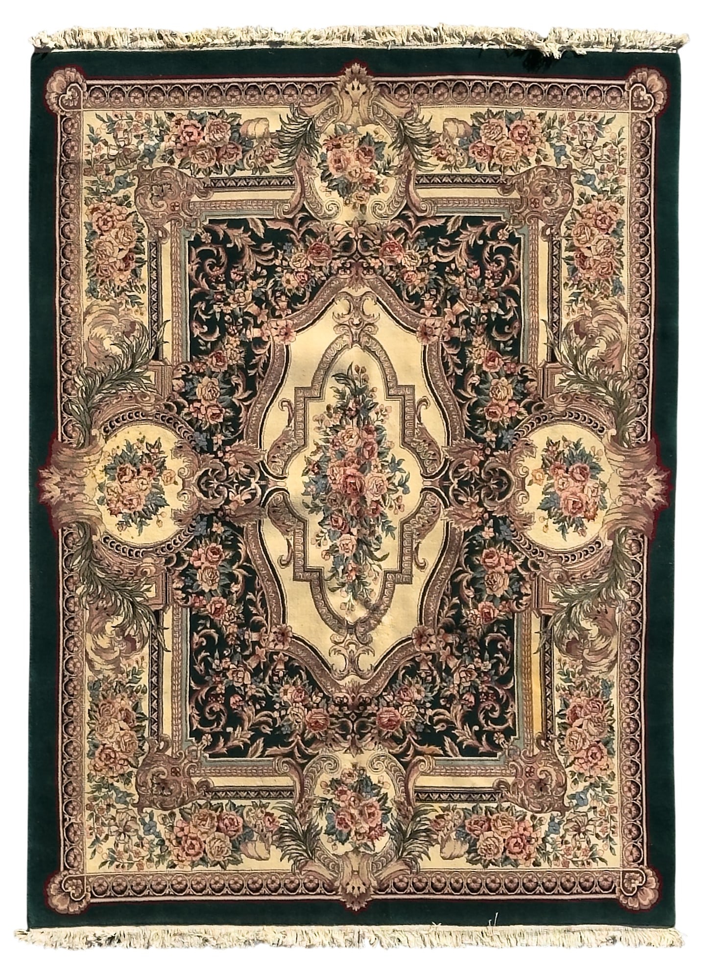 A Kerman style rug, probably Chinese: A Kerman style rug probably Chinese Approximately 10ft 4in x 7ft 8in (310 x 230cm)