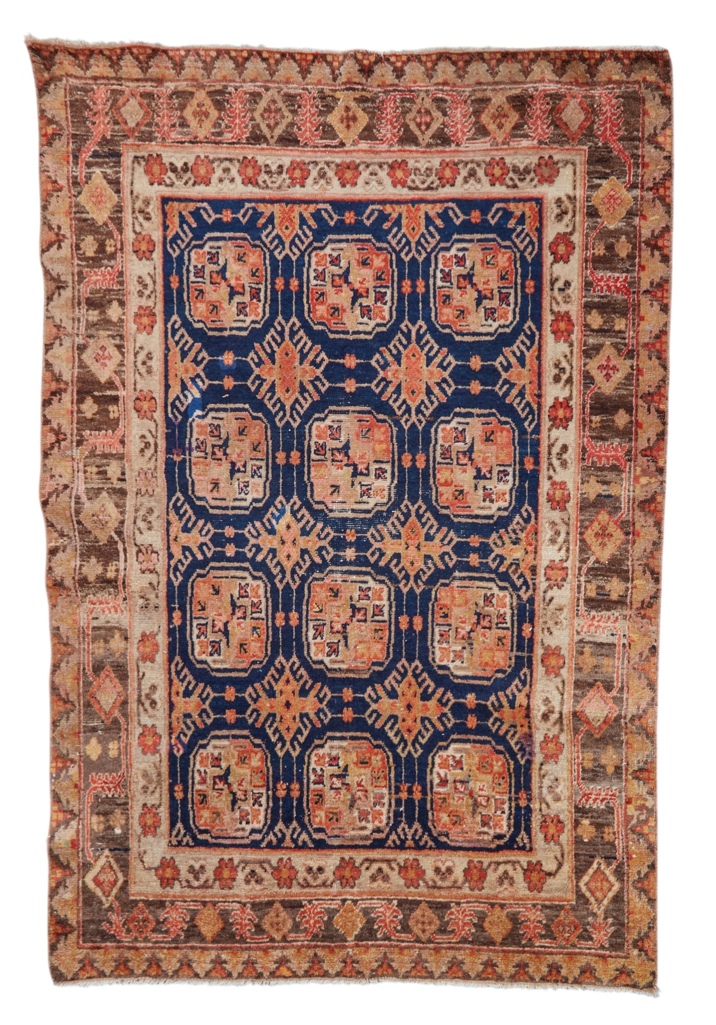 A Khotan rug, East Turkestan, second quarter 20th century (1 of 3)