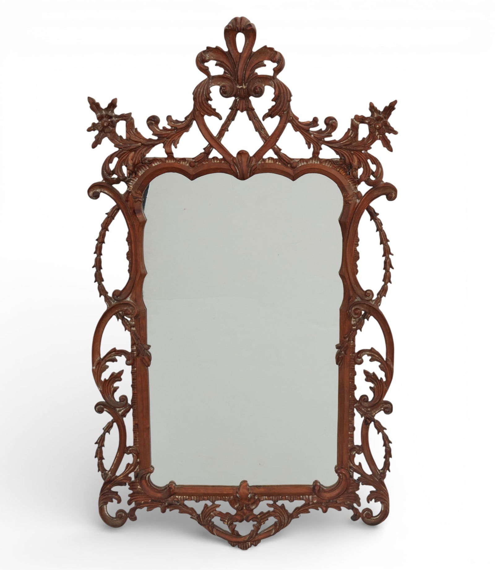 A George III style giltwood mirror, first half 20th century (1 of 7)