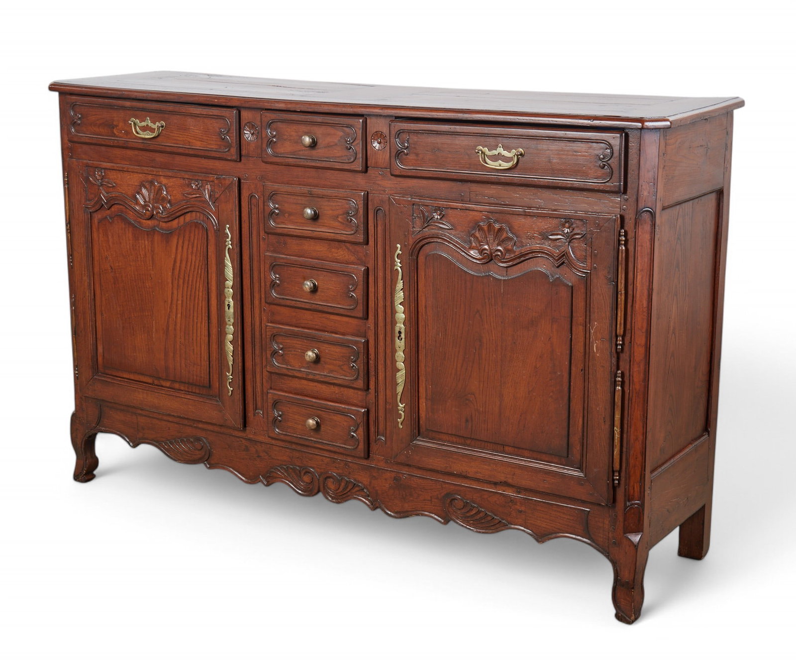 A Louis XV/XVI Provincial style walnut buffet, 19th century (1 of 9)