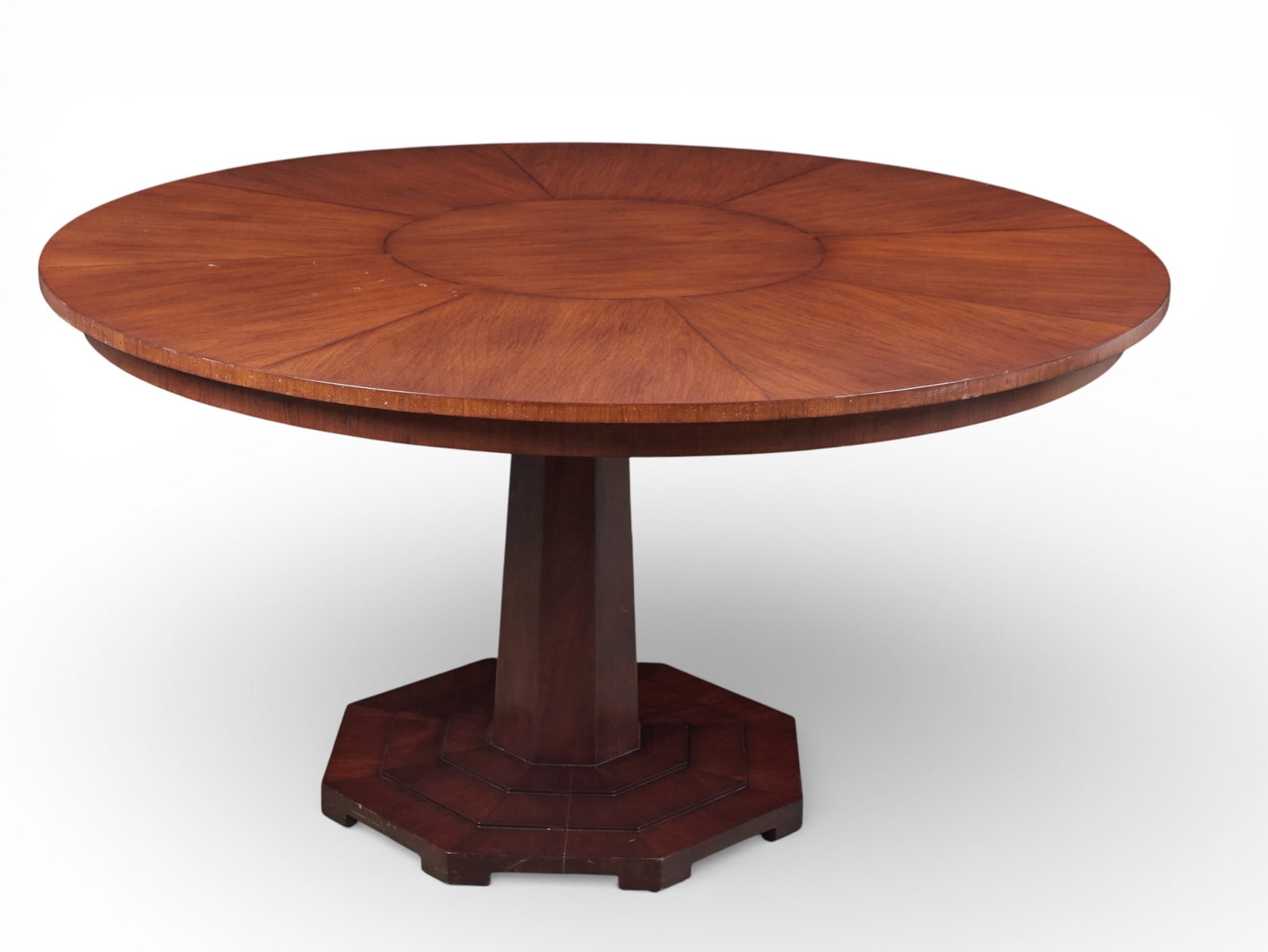 An Art Deco style mahogany center table, The Squires Company, late 20th century (1 of 4)