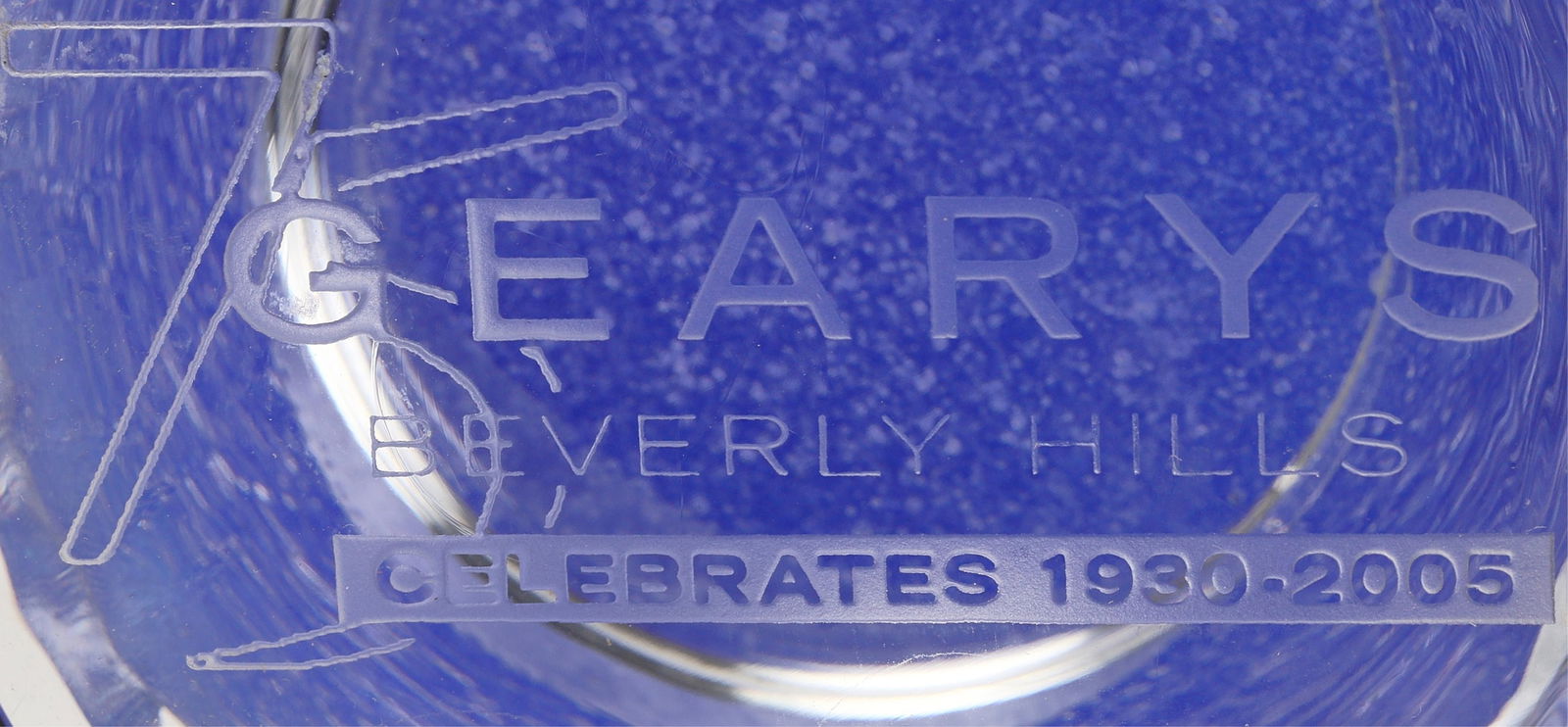 Five Daum glass table articles - 4