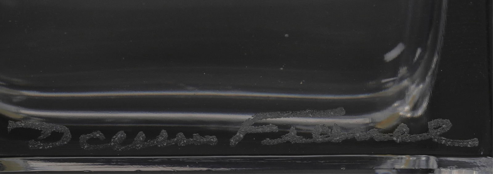 Five Daum glass table articles - 6