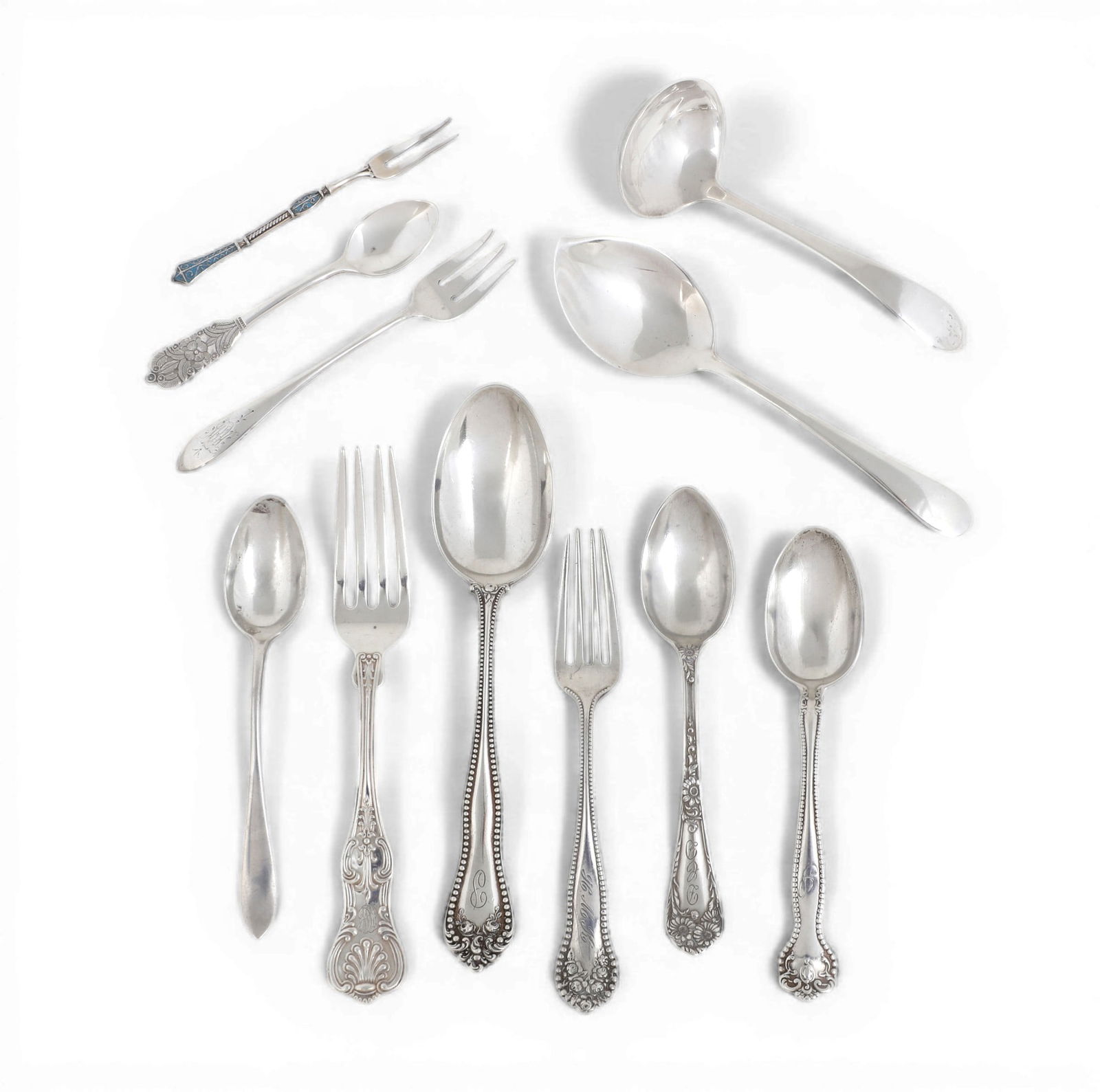 An assembled twenty nine piece group of International silver flatware, 20th century (1 of 4)