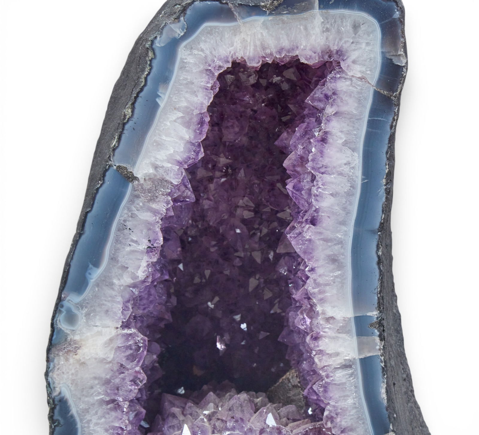 An amethyst geode - 4
