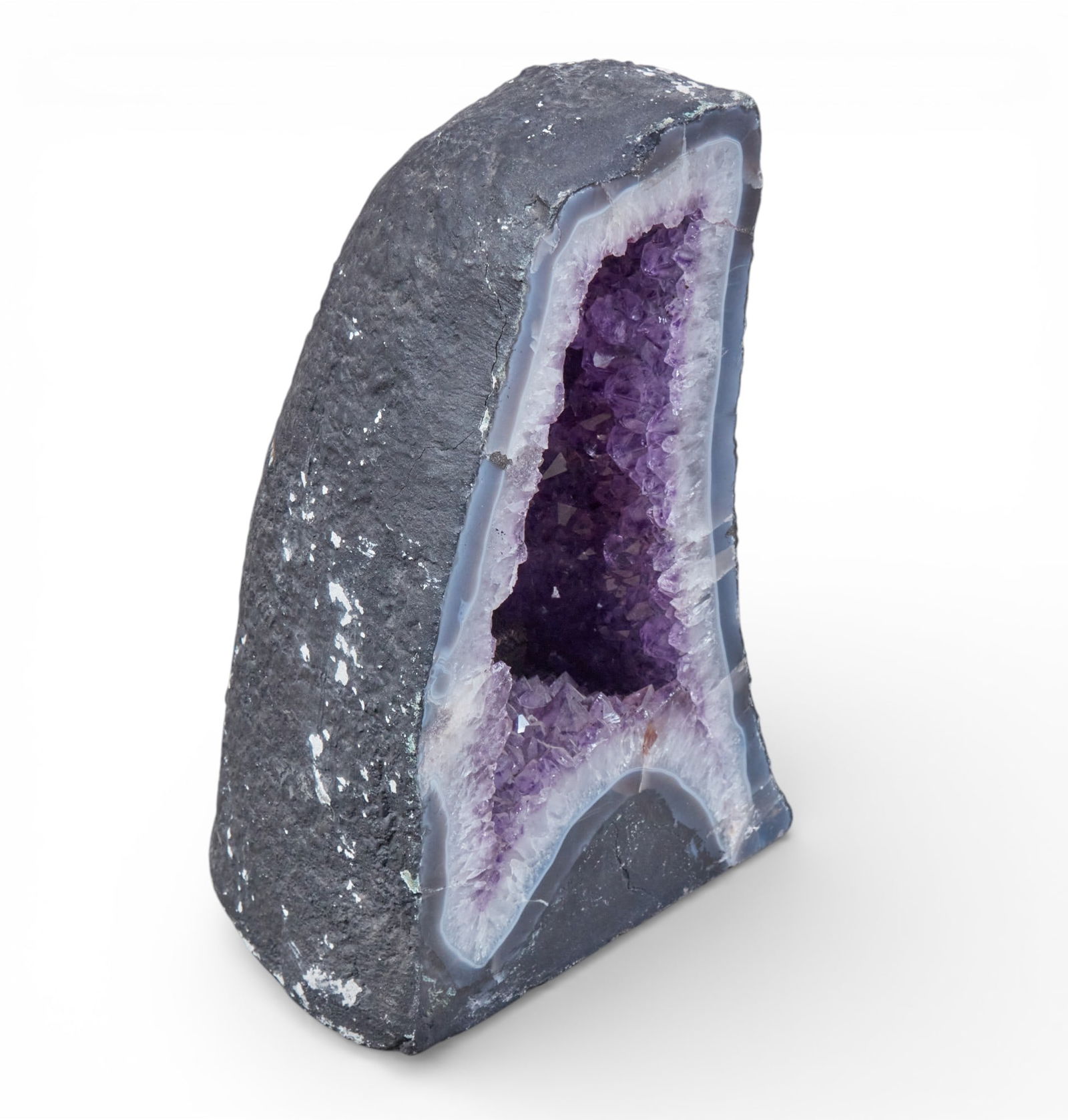 An amethyst geode - 5