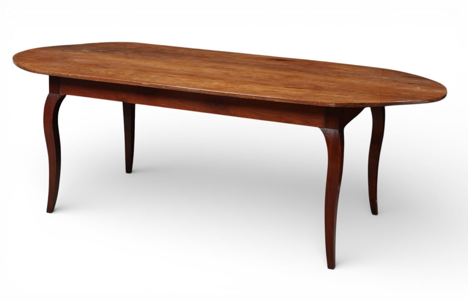 A French provincial fruitwood farmhouse table, 19th century (1 of 7)