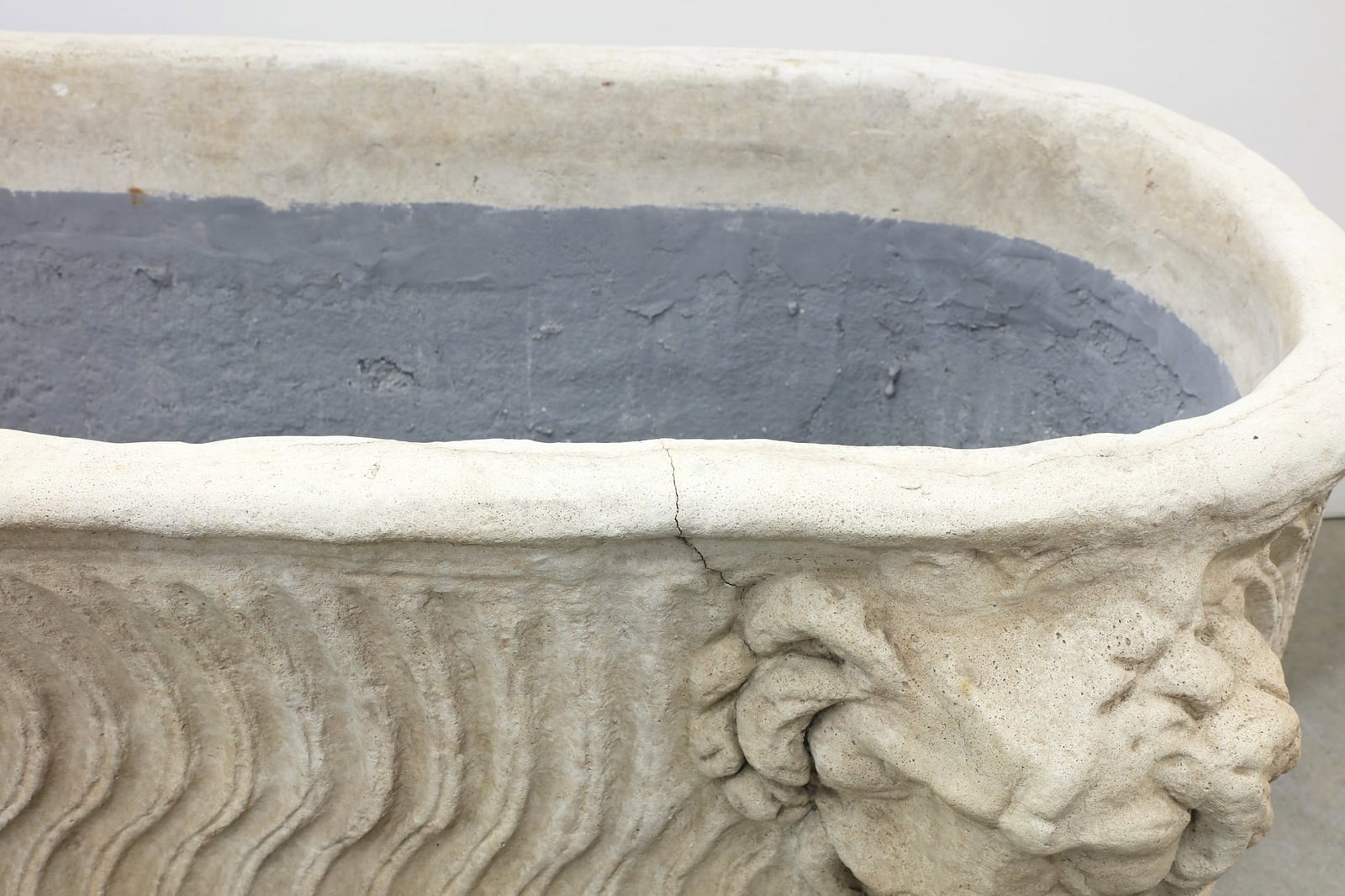 Two Roman style labrum form jardinieres, post 1950 - 4