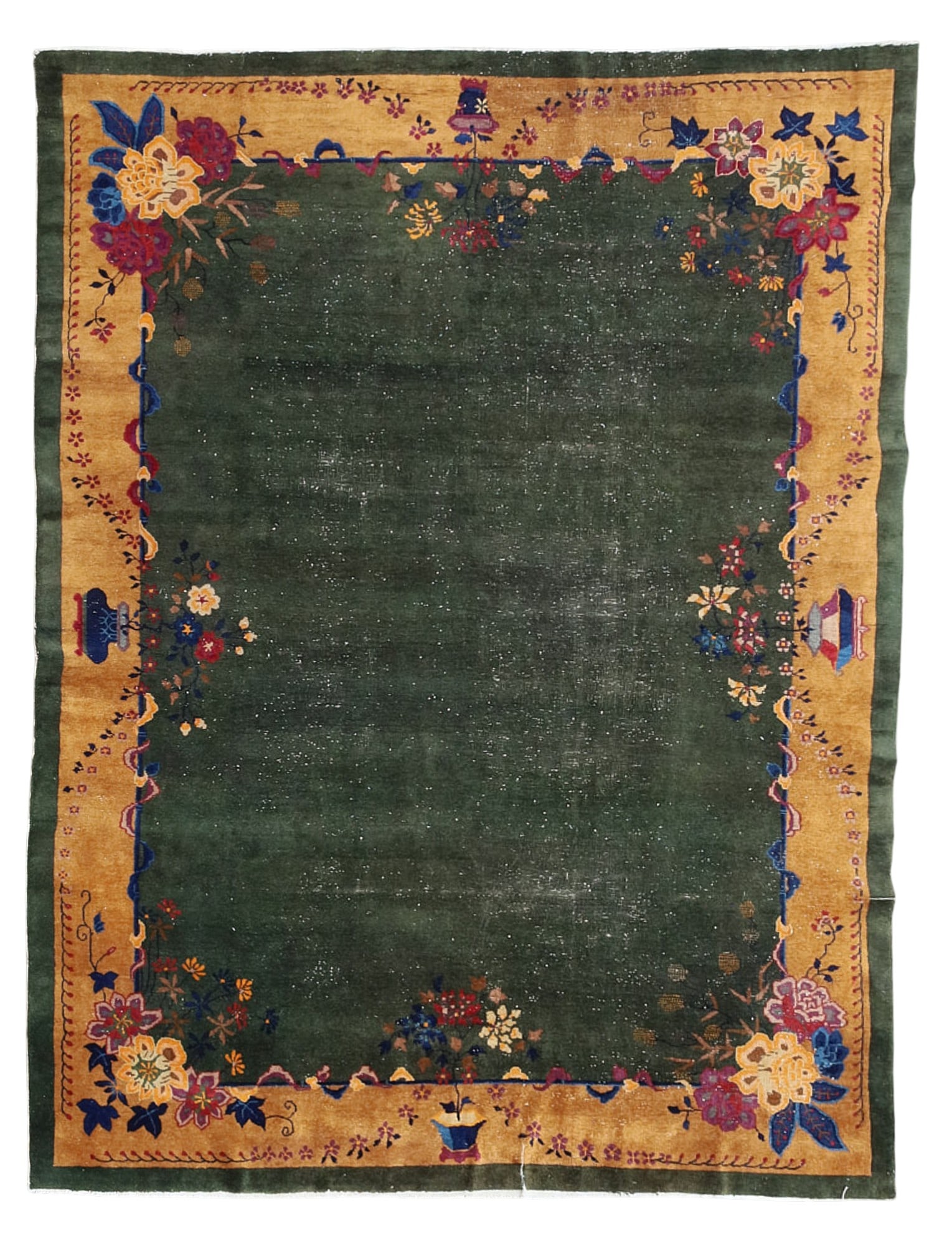 A Chinese Nichols style rug, second quarter 20th century (1 of 3)