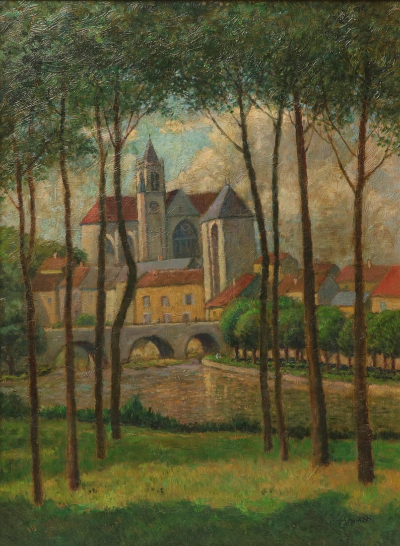 Harry Lachman (American, 1886-1975), Moret, oil on canvas, 24 x 18in (61 x 46cm) (1 of 5)
