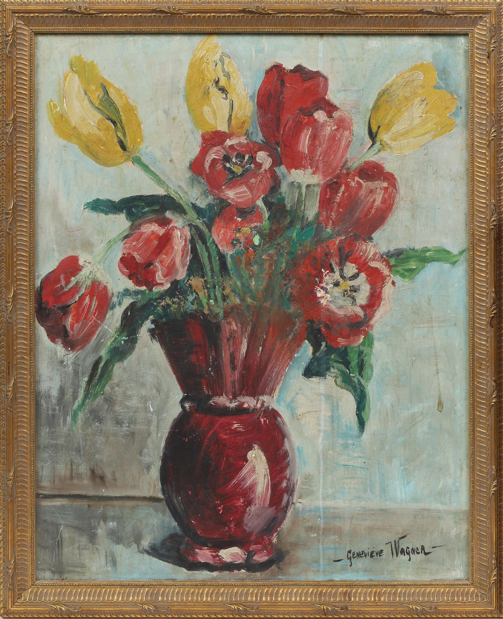 Two framed works - 2