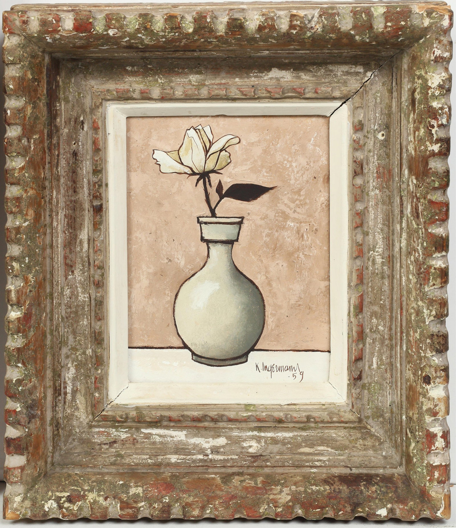 Two framed works - 3