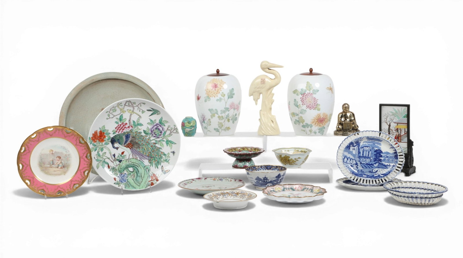 A group of eighteen table articles (1 of 3)