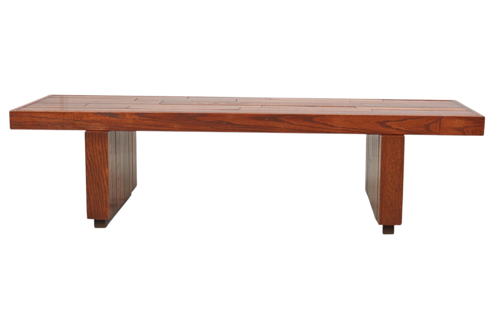 A modern oak bench/table - 4