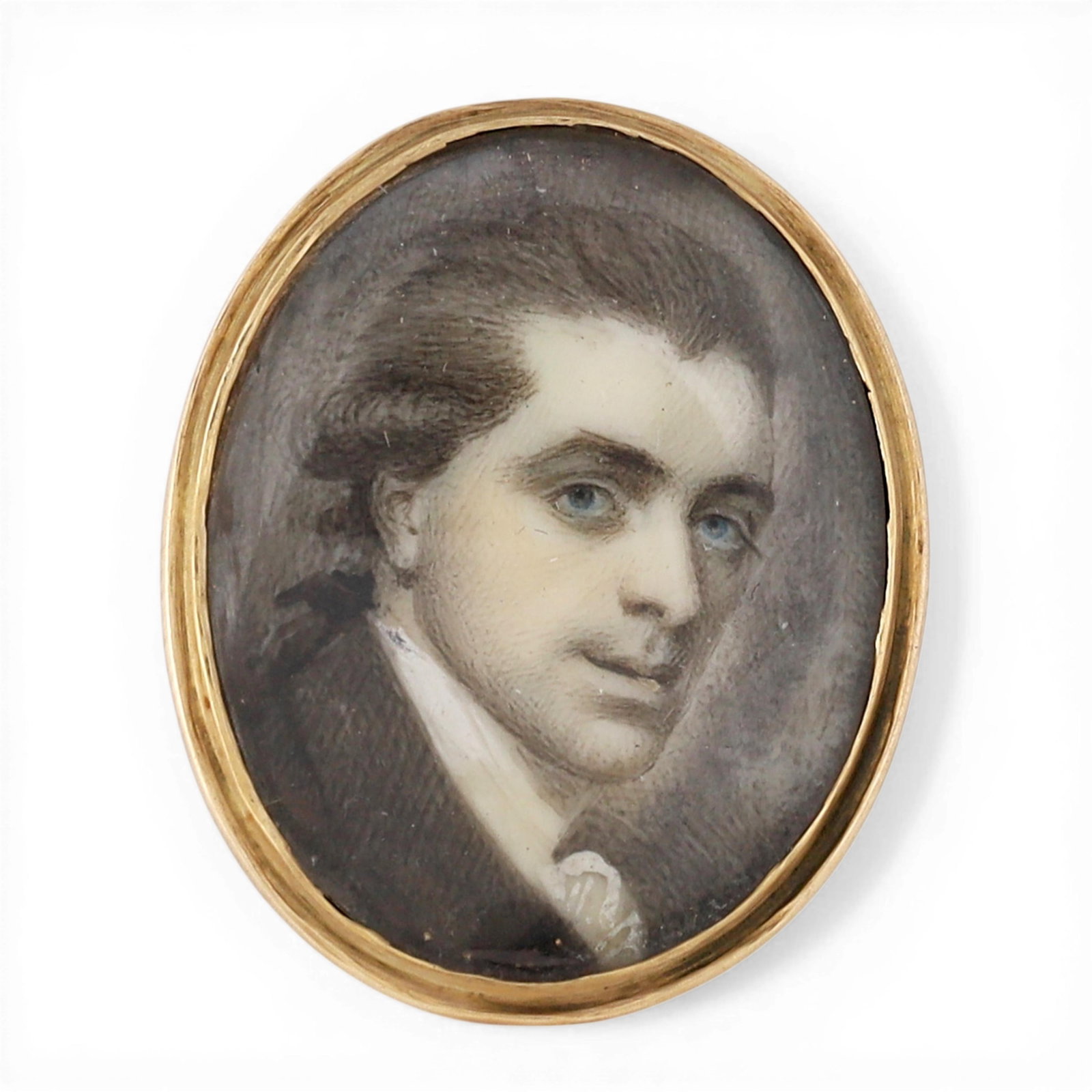 A late 18th/ early 19th century 10k gold portrait ring - 2